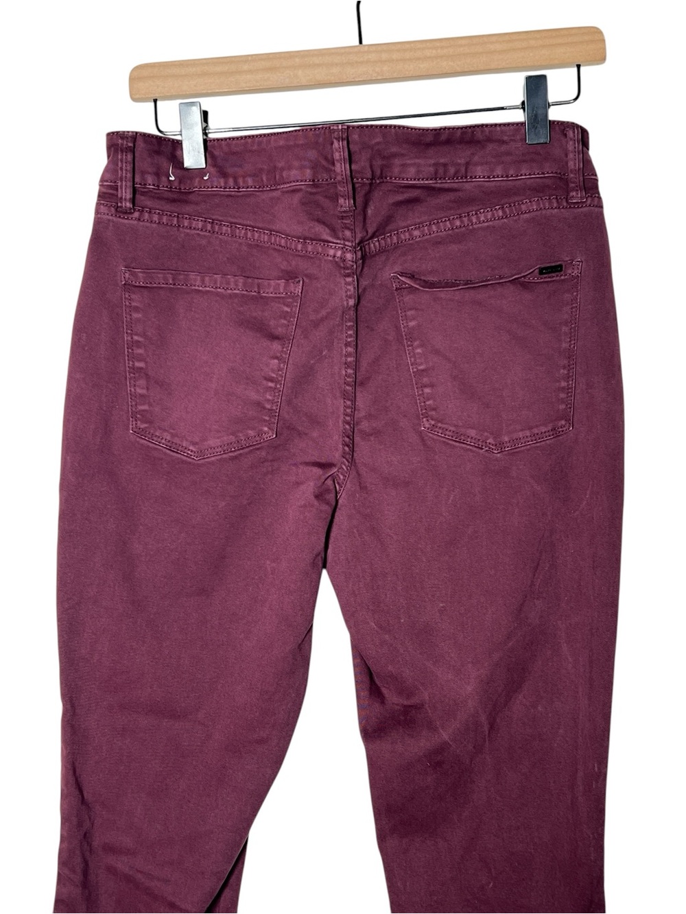 White house black market plum purple skinny ankle jeans size 6 B133 - Picture 6 of 7